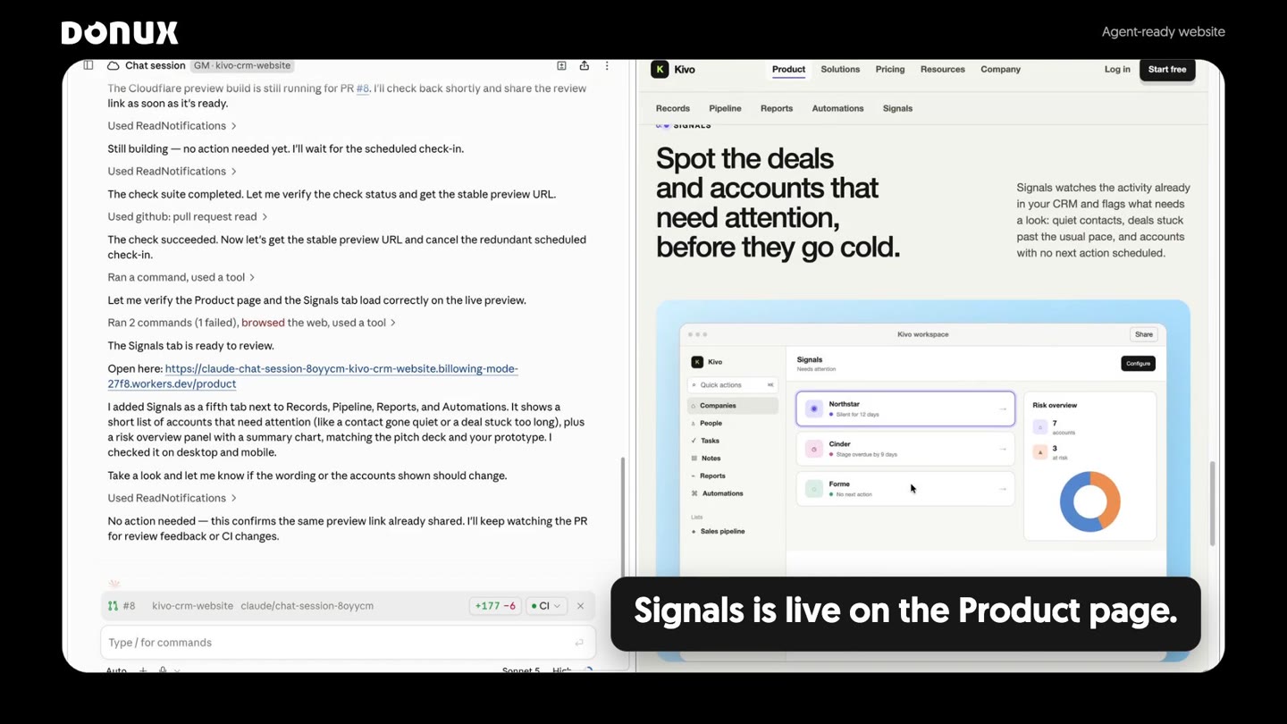 Turn a deck and other files into a polished page update